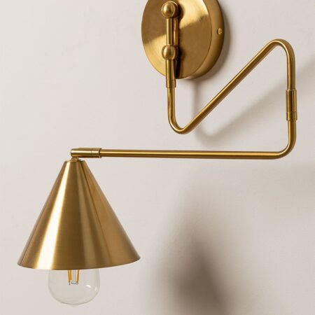 Lampada da parete Fleka Gold