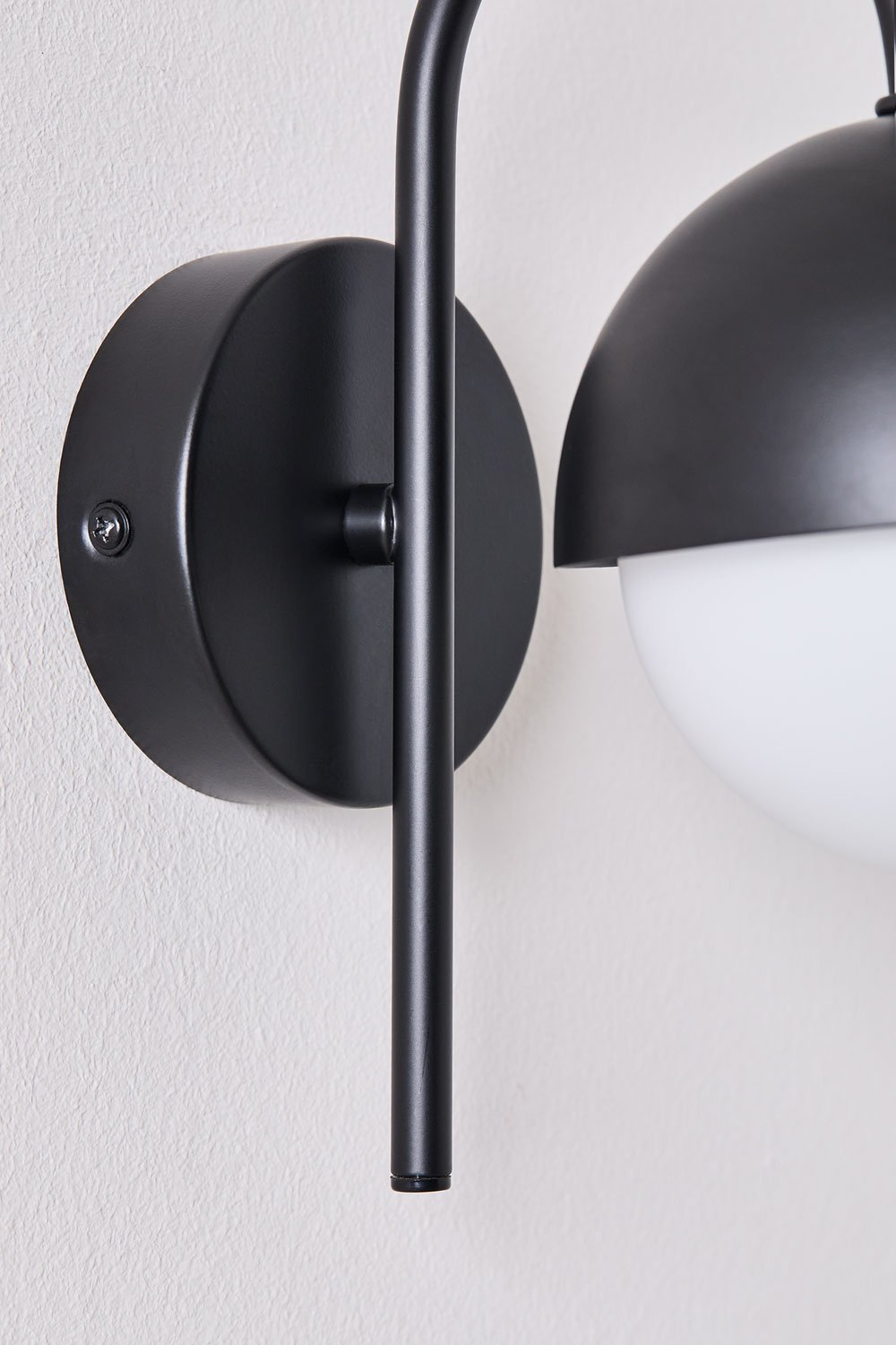 Lampada da parete in metallo Birgit