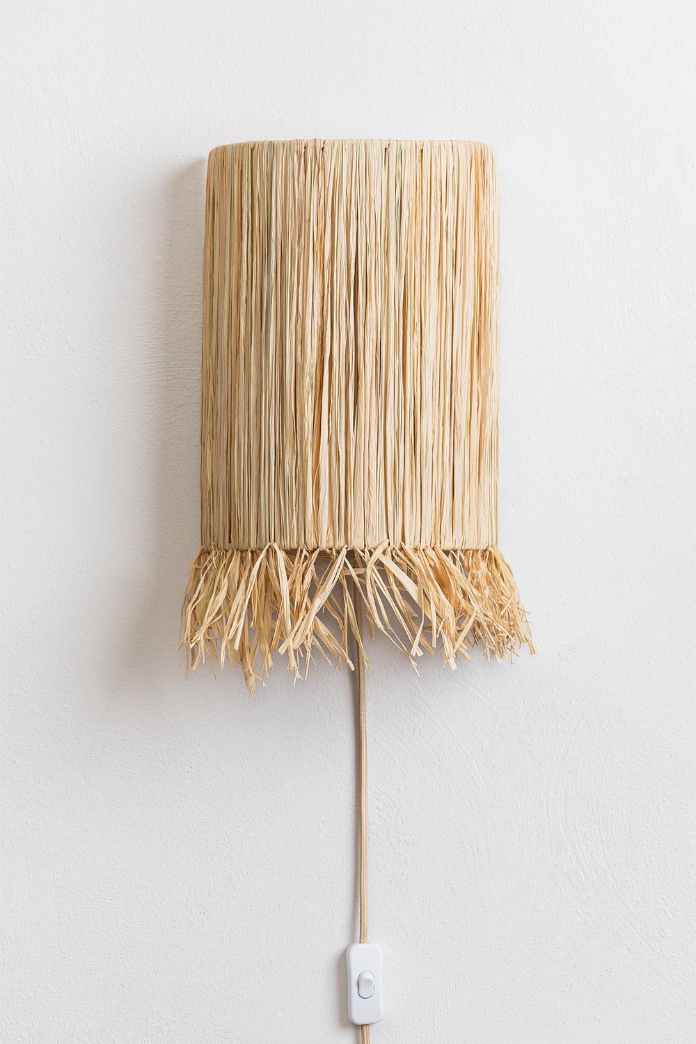 Lampada da parete in rafia Bellver
