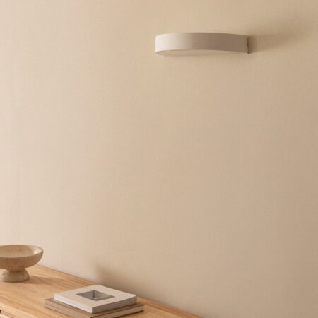 Lampada da parete LED in gesso Bertina
