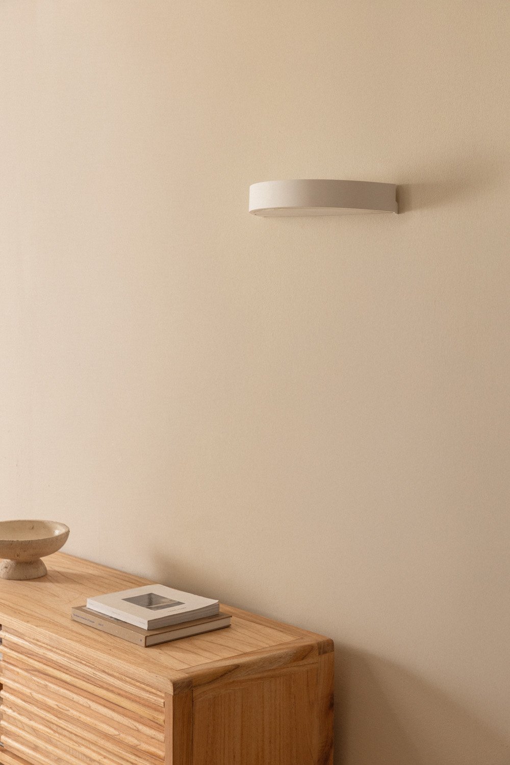 Lampada da parete LED in gesso Bertina