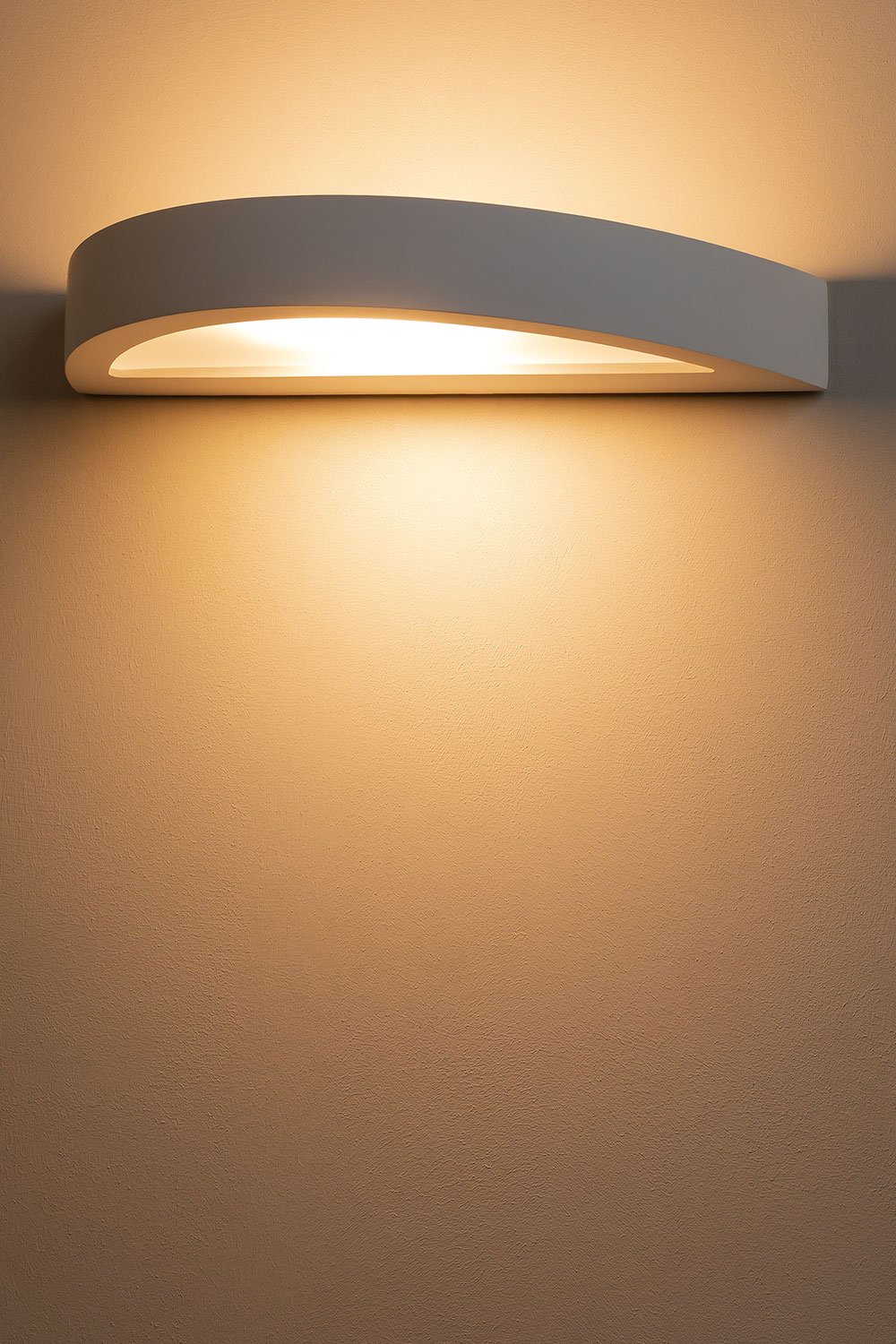 Lampada da parete LED in gesso Bertina