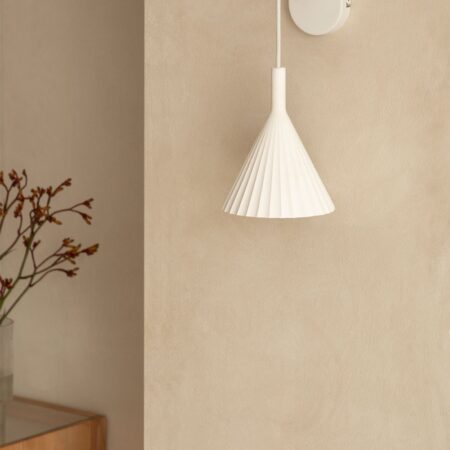 Lampada da parete Lydon LED in gesso