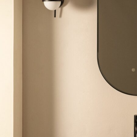 Lampada da parete per bagno in metallo Birgit