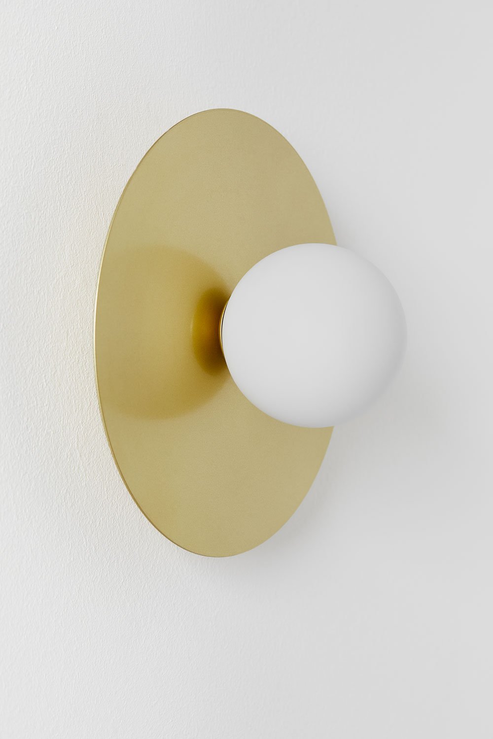 Lampada da parete per bagno Jorien con sfera di vetro
