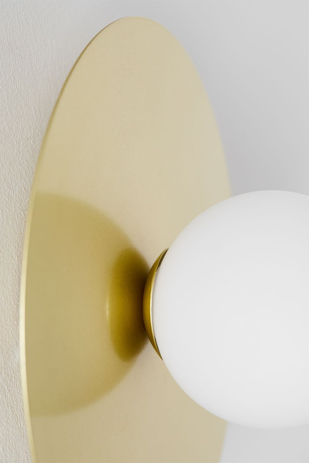 Lampada da parete per bagno Jorien con sfera di vetro