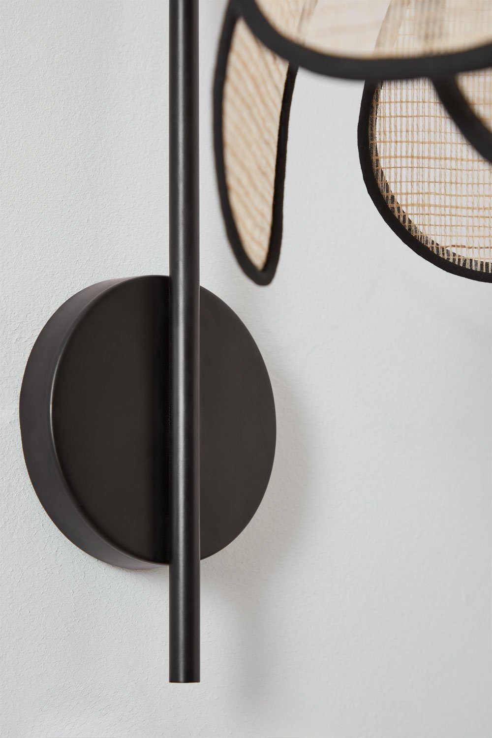Lampada da parete Vidson in lino Ø35 cm