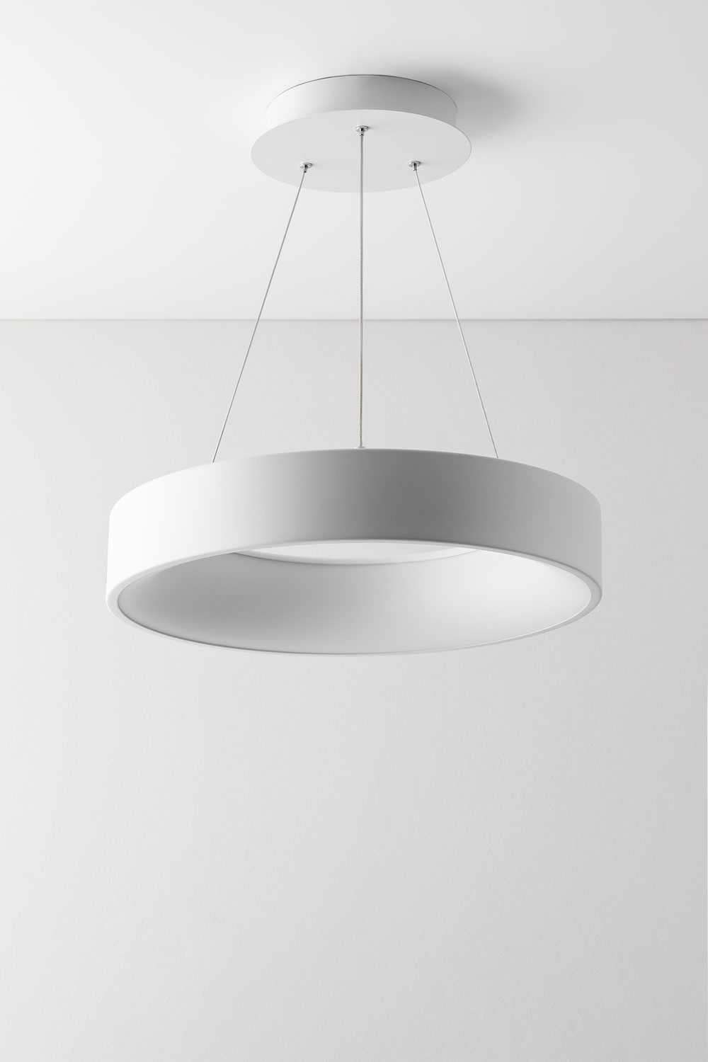 Lampada da soffitto a LED Dambrine in metallo e metacrilato