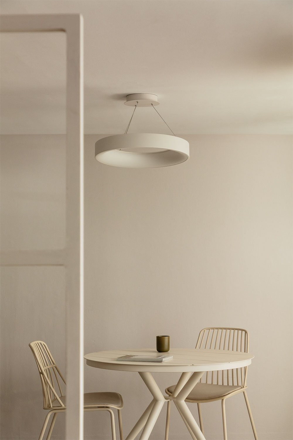 Lampada da soffitto a LED Dambrine in metallo e metacrilato