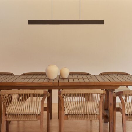 Lampada da soffitto lineare a LED in alluminio (120 cm) Astley