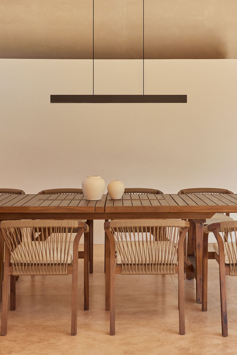 Lampada da soffitto lineare a LED in alluminio (120 cm) Astley