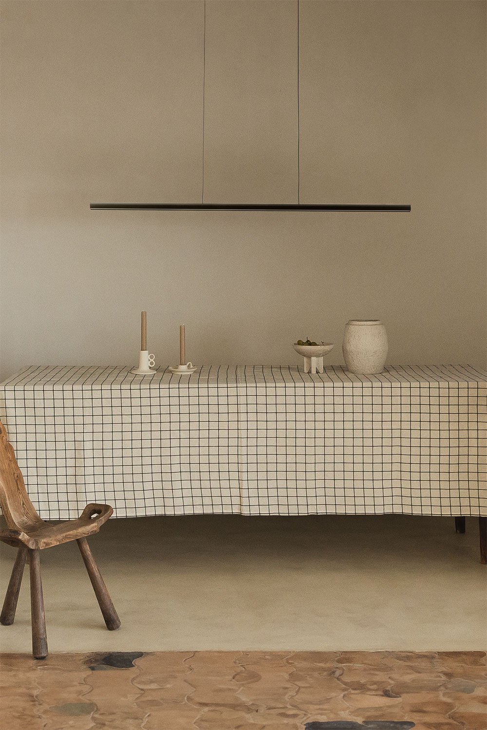 Plafoniera lineare a LED in alluminio (120 cm) Wilen