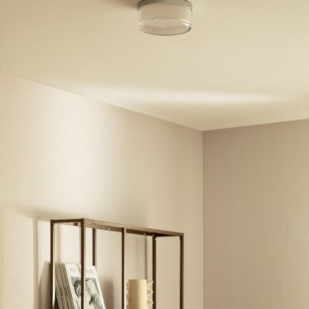 Lampada da Soffitto a LED in Metacrilato e Metallo Dequen