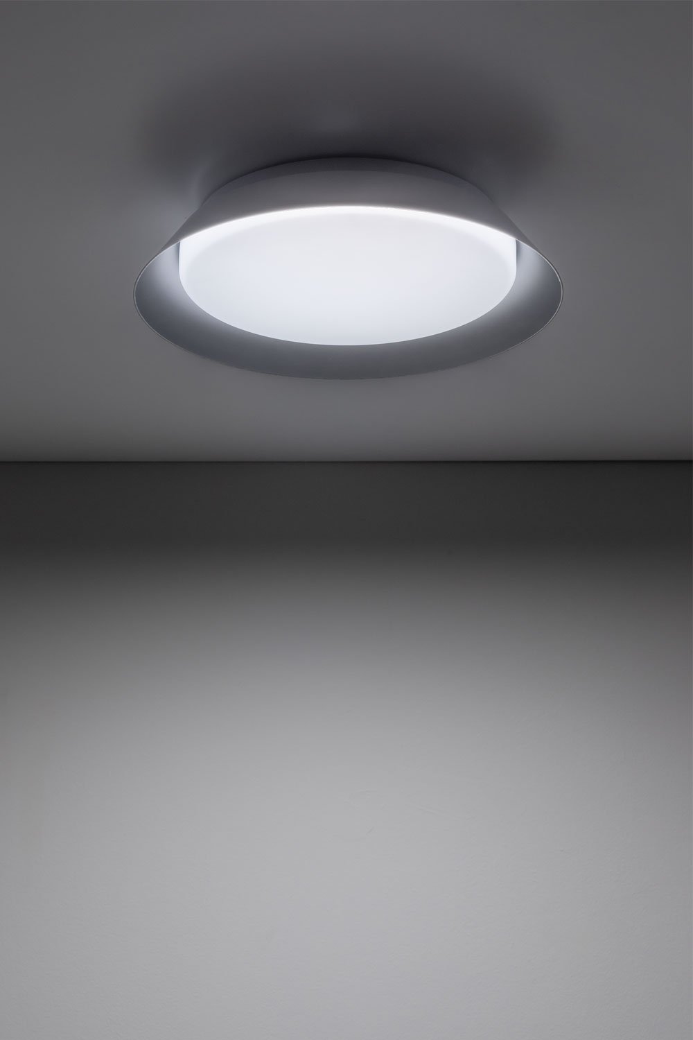 Lampada da soffitto a LED in metacrilato e metallo Dreville
