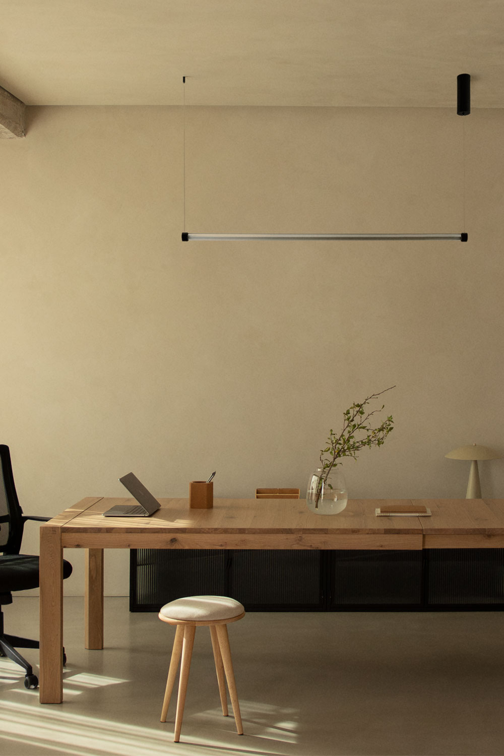 Plafoniera lineare a LED in metallo (120 cm) Cornelia