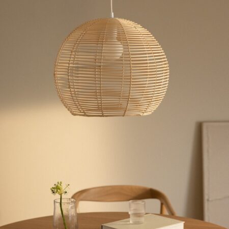 Lampada da Soffitto in Rattan Alpe