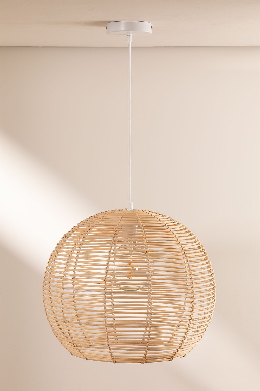 Lampada da Soffitto in Rattan Alpe