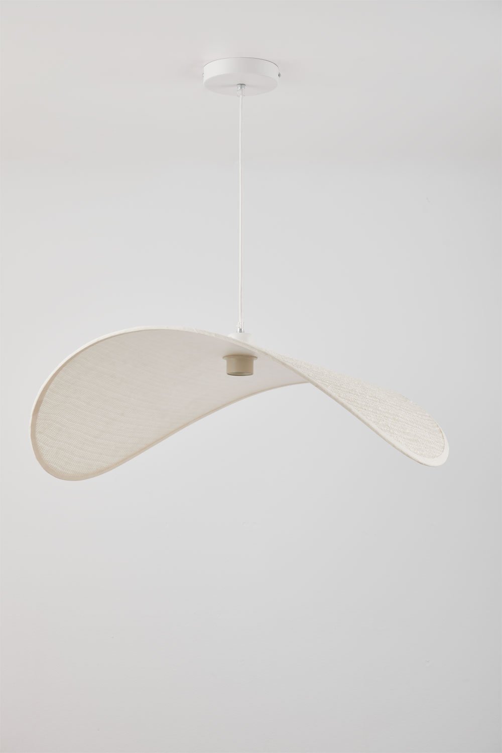 Lampada da soffitto Bastil in lino