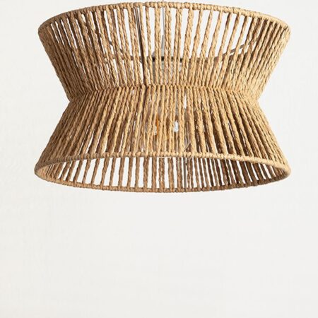 Lampada da soffitto in carta intrecciata Bonny