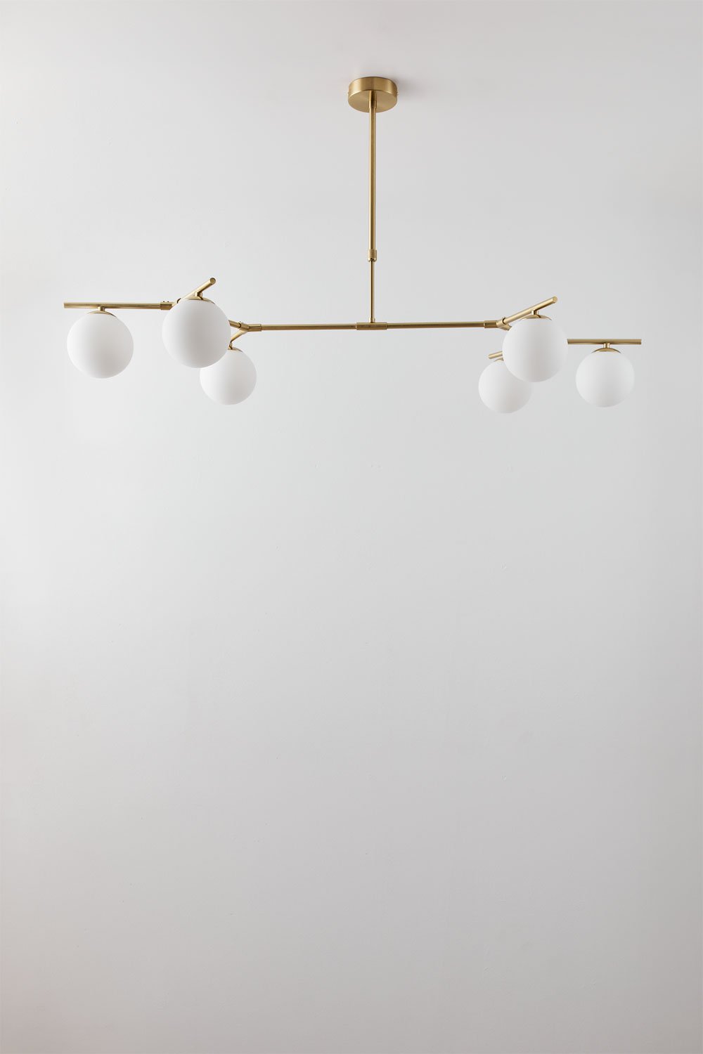 Lampada da Soffitto con 6 Sfere di Vetro Ghirlanda
