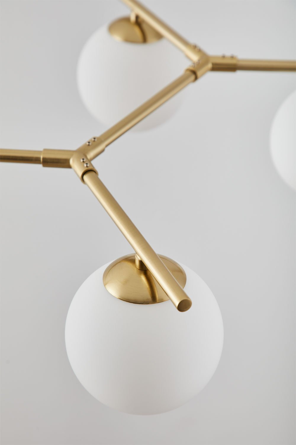 Lampada da Soffitto con 6 Sfere di Vetro Ghirlanda