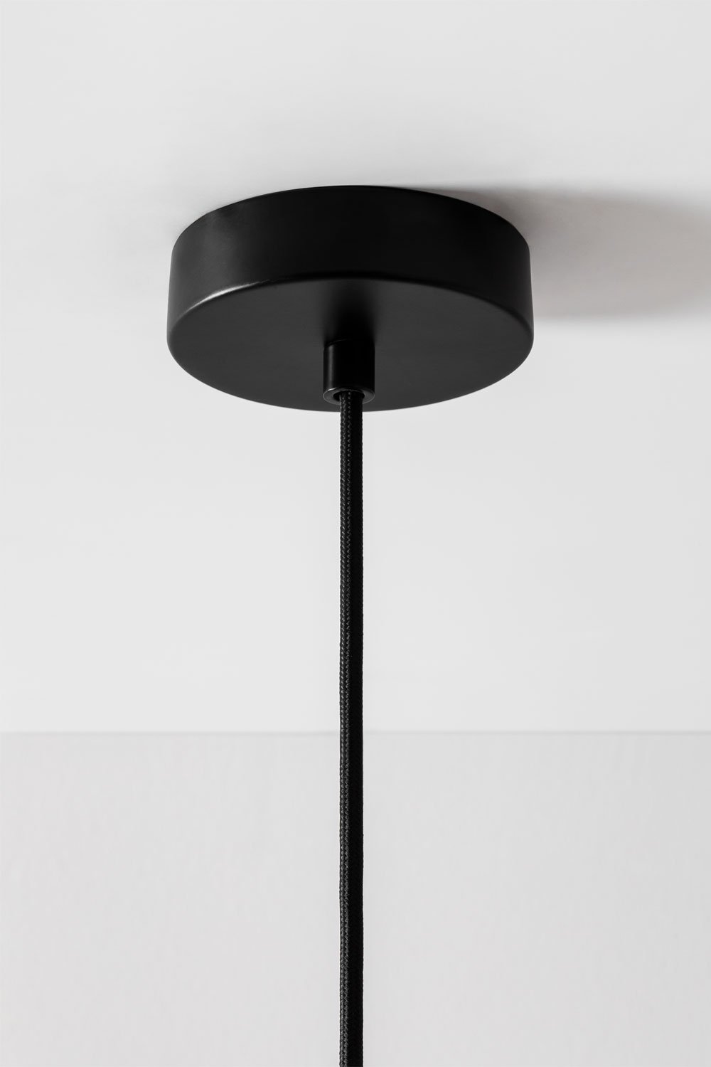 Lampada da soffitto con sfera di cristallo in travertino Davise