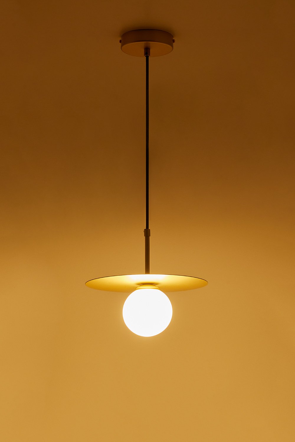 Lampada da soffitto a sfera in vetro Jorien