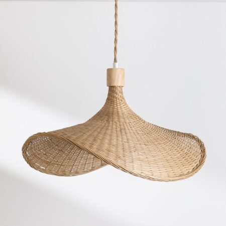 Lampada da soffitto in bambù Chaifer