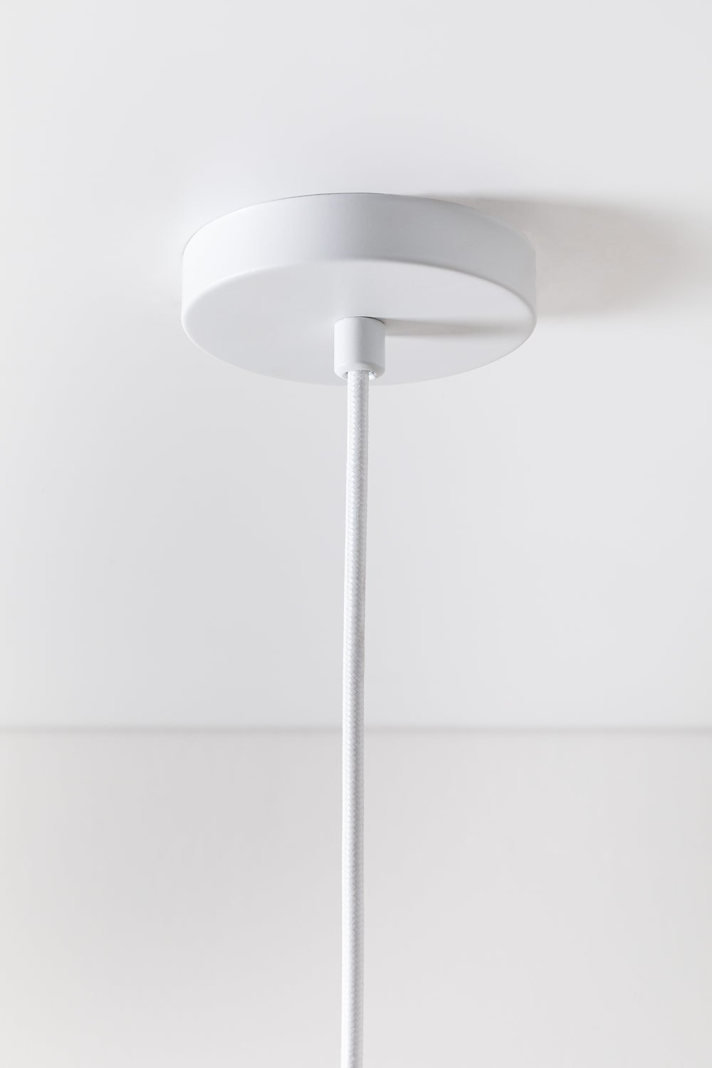 Lampada da soffitto in bambù e cotone (Ø40 cm) Mikayla