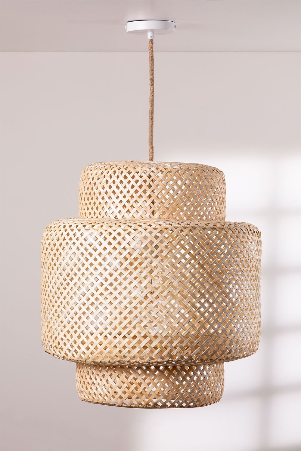 Lampada da soffitto in bambù (Ø45 cm) Lexie Natural