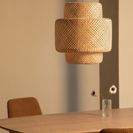 Lampada da soffitto in bambù (Ø45 cm) Lexie Natural