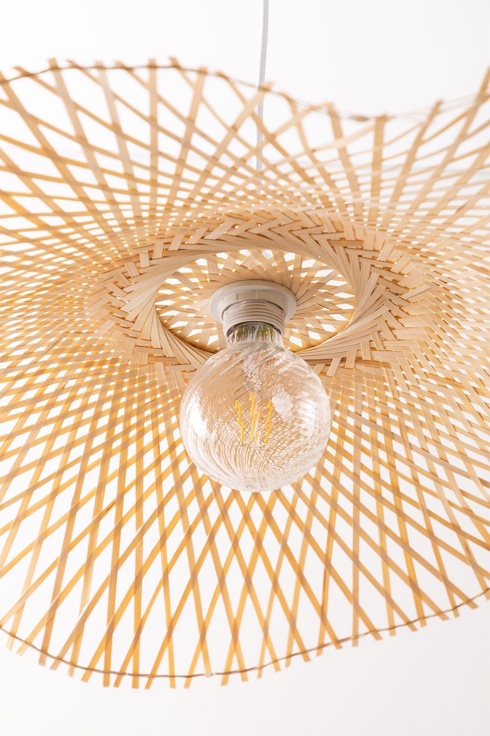 Lampada da soffitto in bambù Pamell