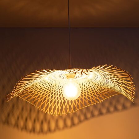 Lampada da soffitto in bambù Pamell