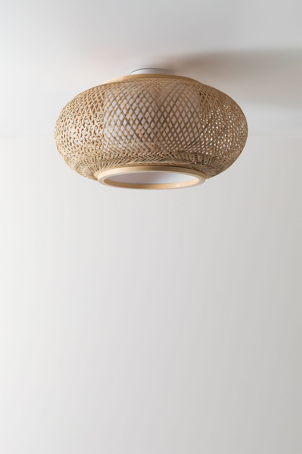 Lampada da soffitto in bambù Terles