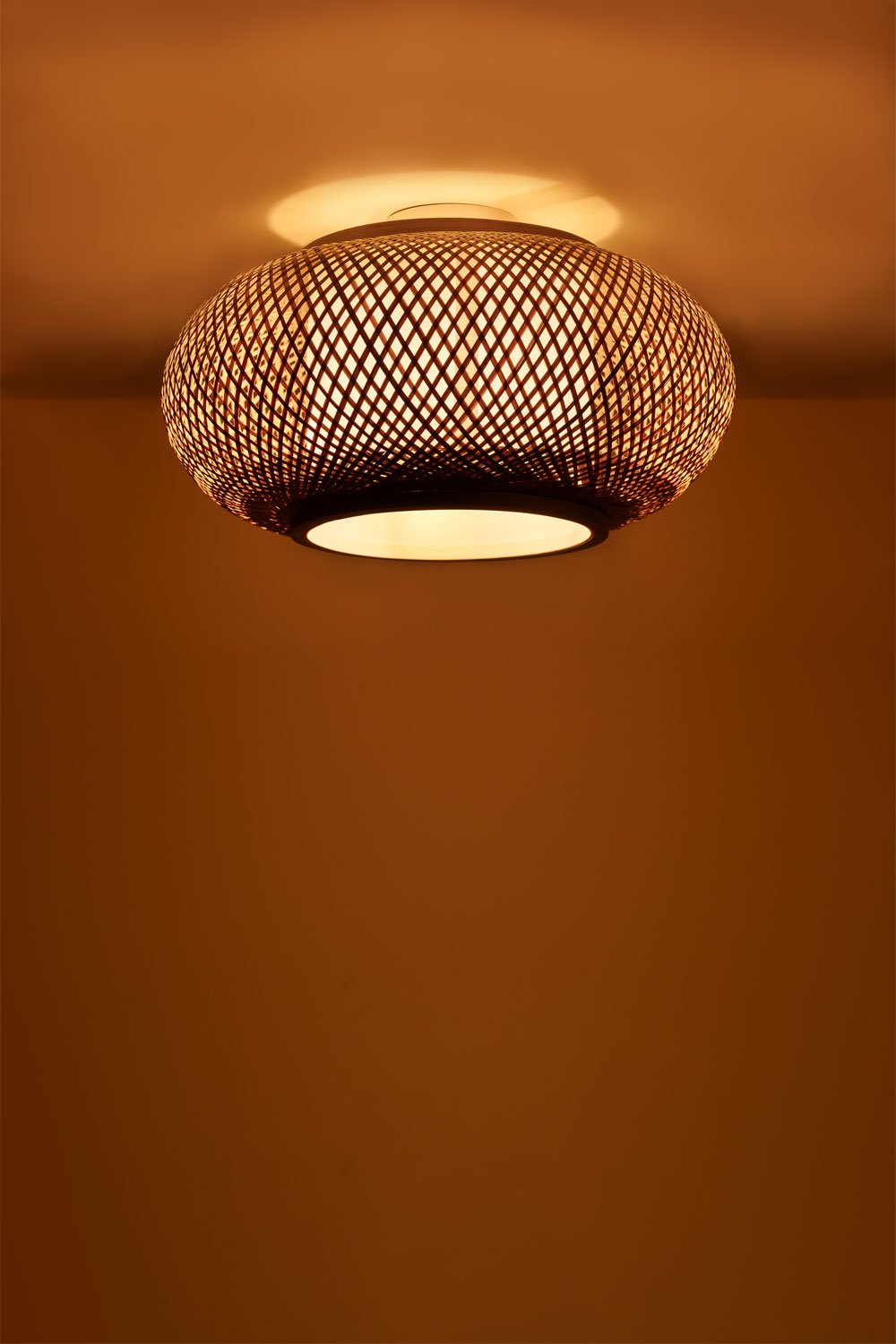 Lampada da soffitto in bambù Terles