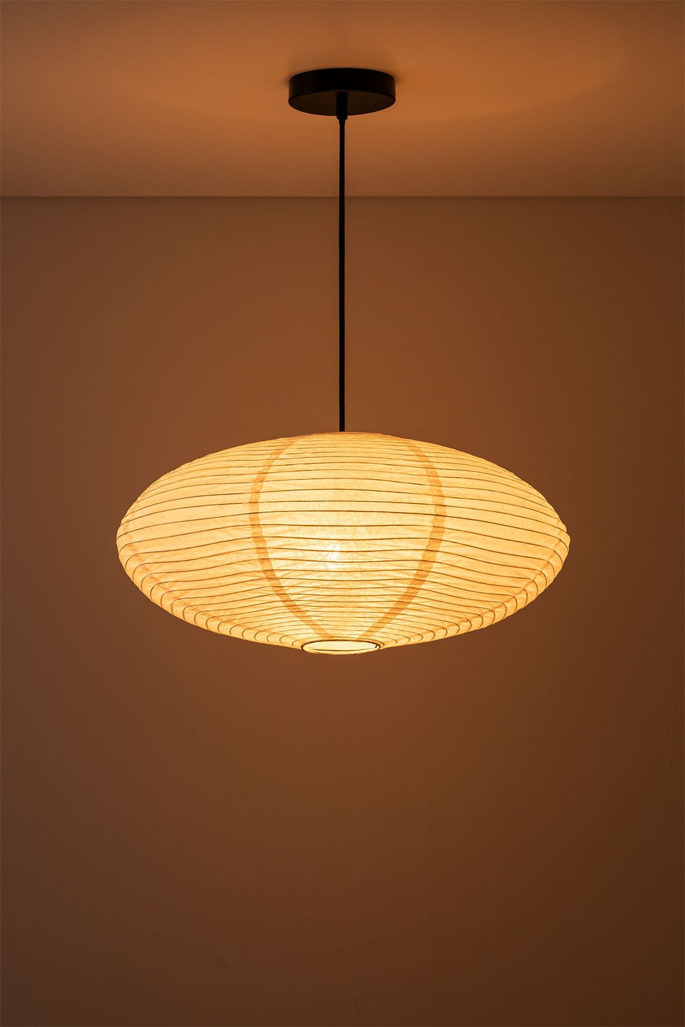 Lampada da soffitto in carta di riso Gogian