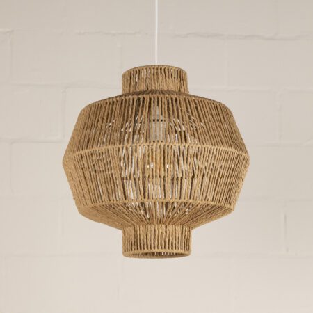 Lampada da soffitto in carta intrecciata Amaris