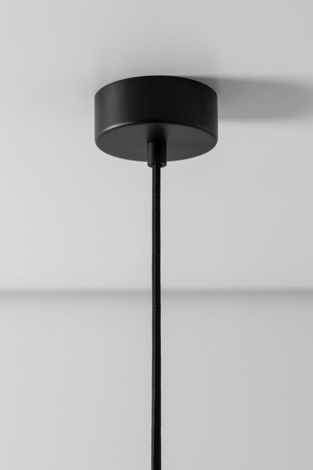 Lampada da soffitto in cemento con sfera in vetro Bublik