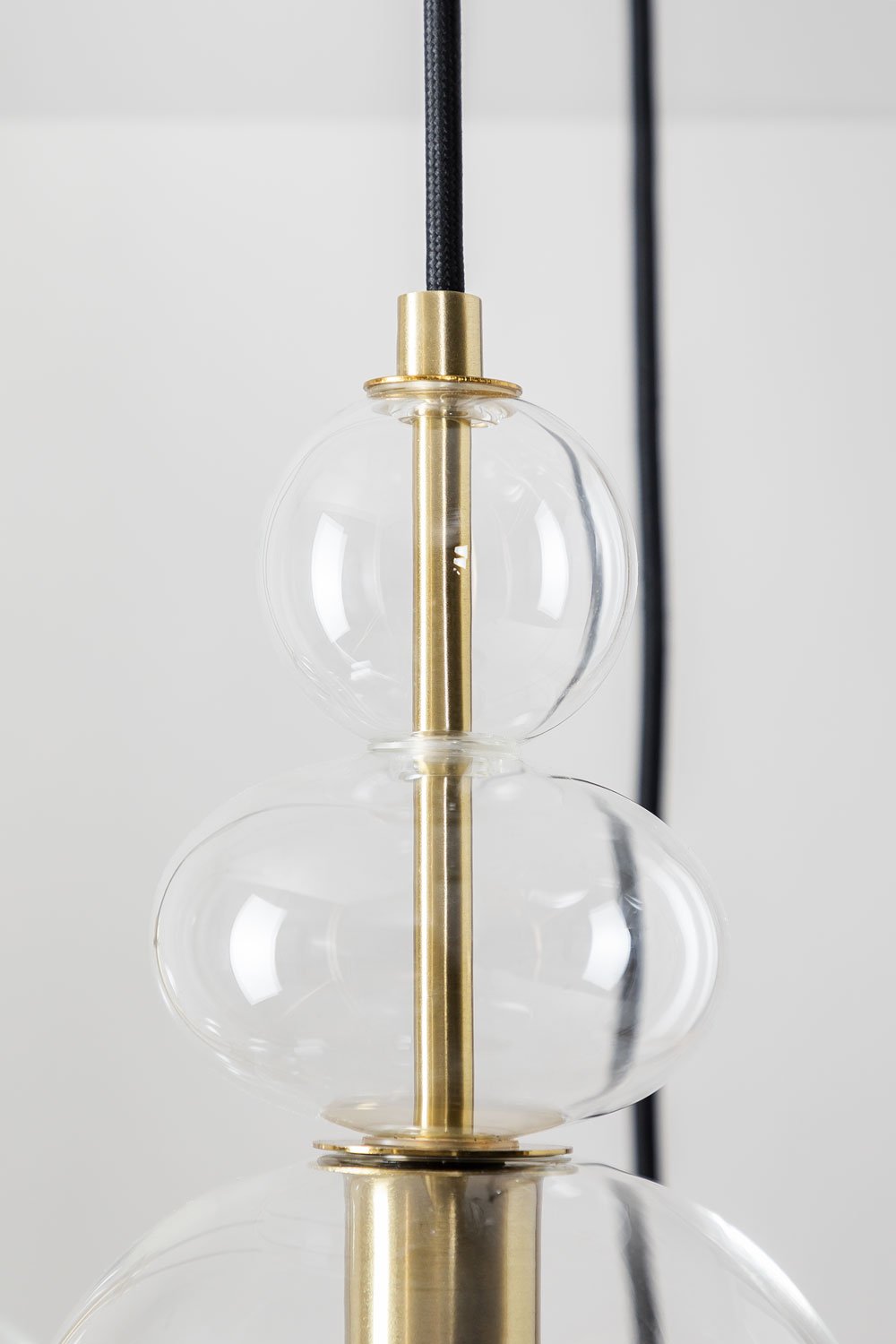 Lampada da Soffitto in Vetro con 3 Punti Luce Bezany