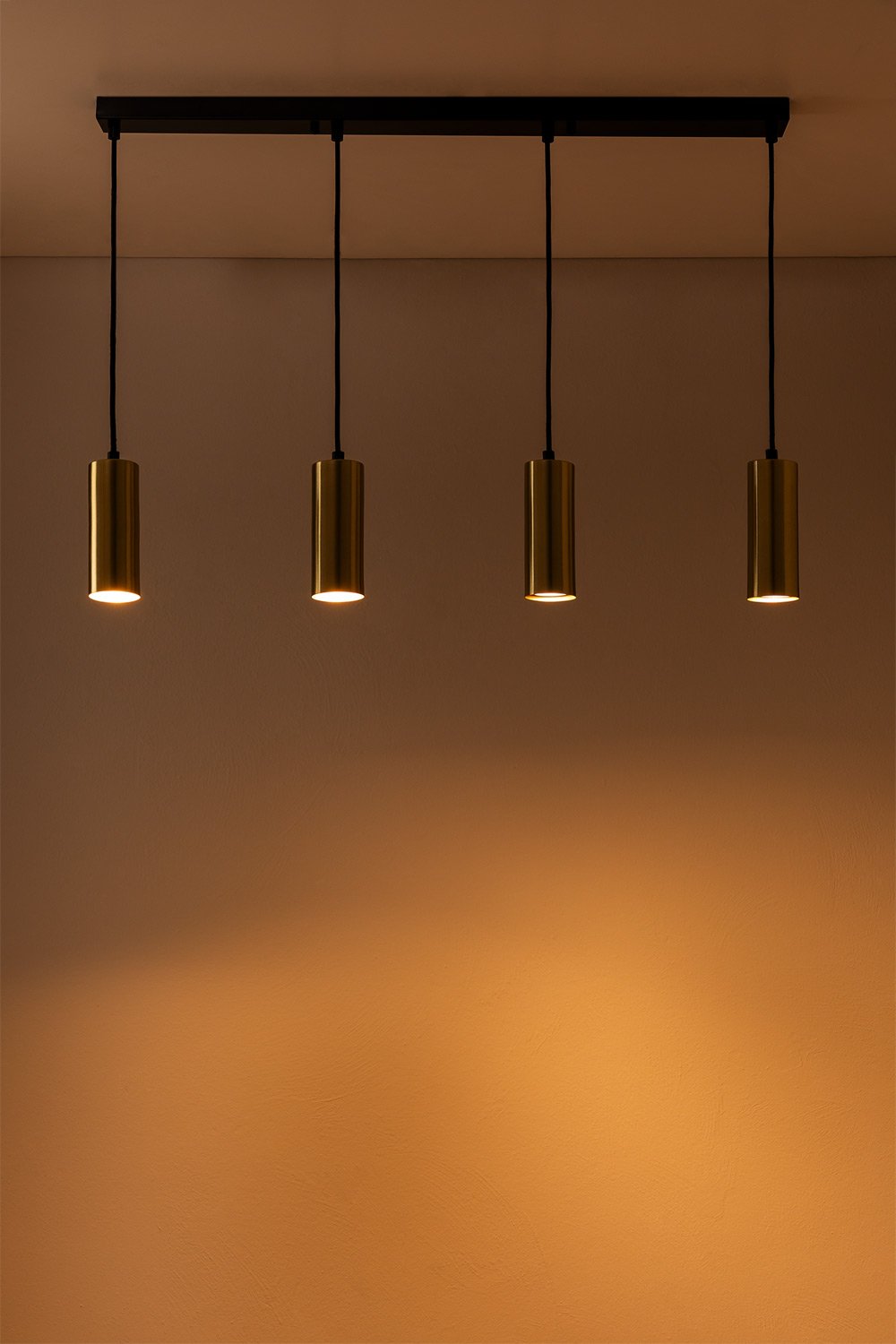 Lampada da Soffitto in Ferro Baysal a 4 Punti Luce