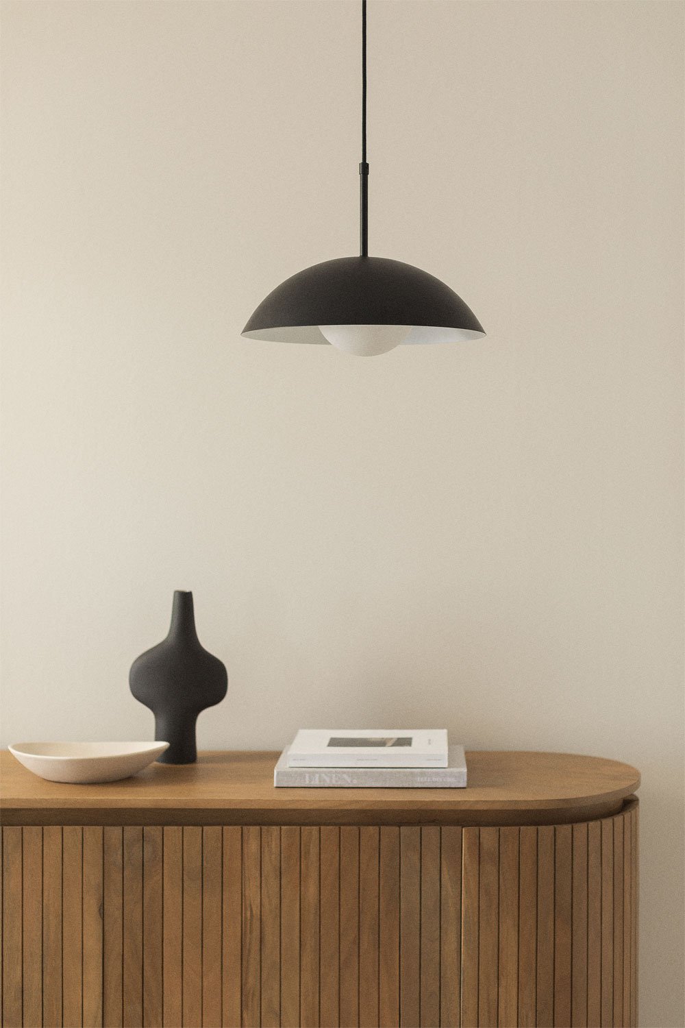 Lampada da soffitto in metallo Javiane
