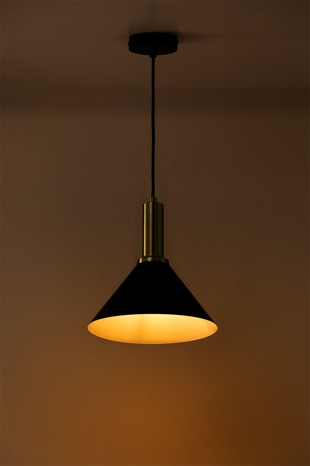 Lampada da soffitto in ferro (Ø25 cm) Berien
