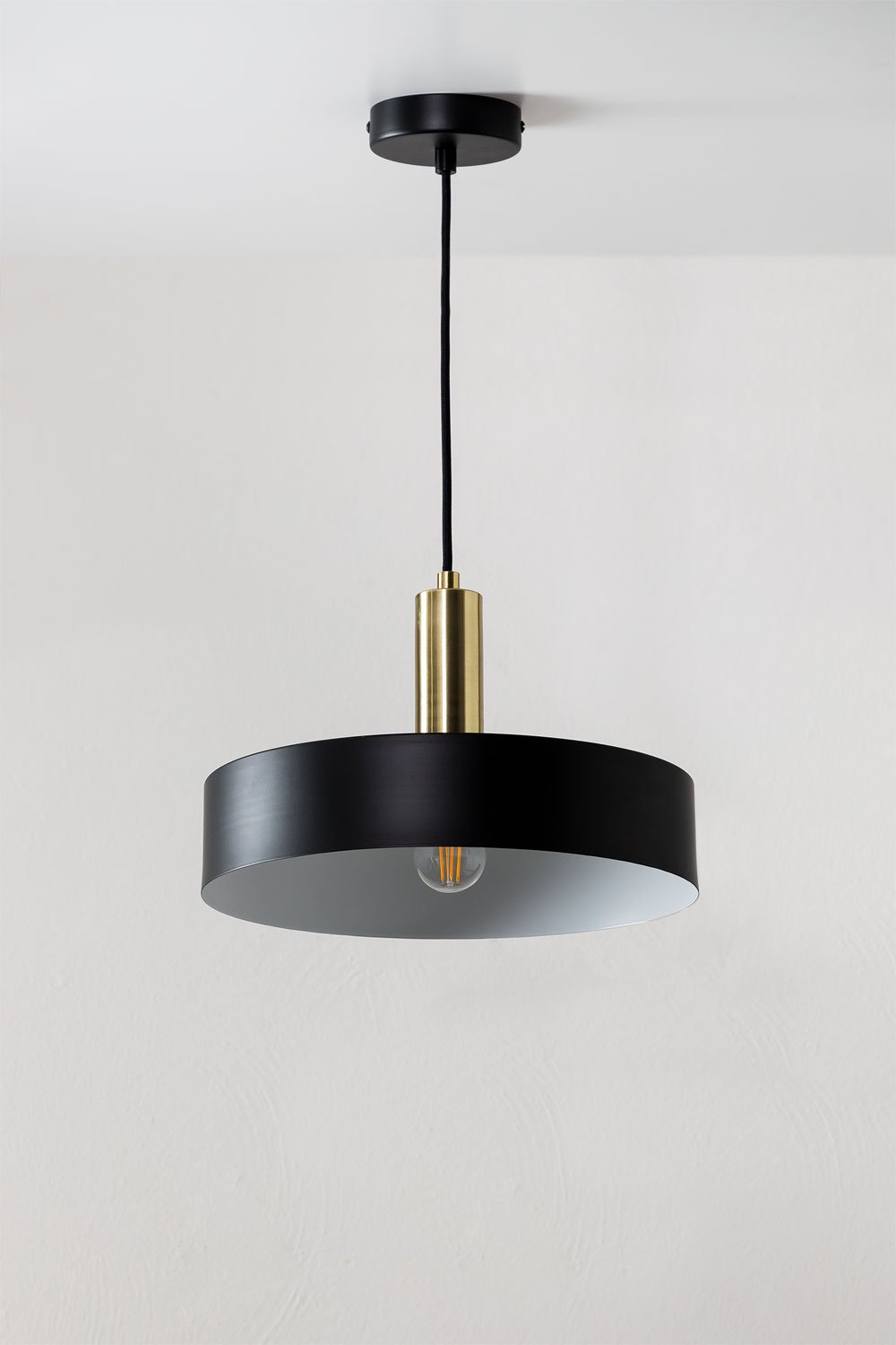 Lampada da soffitto in ferro (Ø30 cm) Berien
