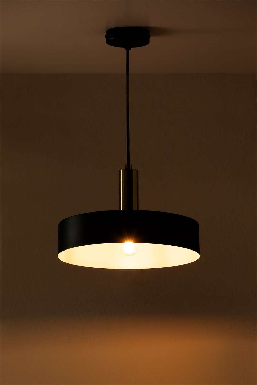 Lampada da soffitto in ferro (Ø30 cm) Berien