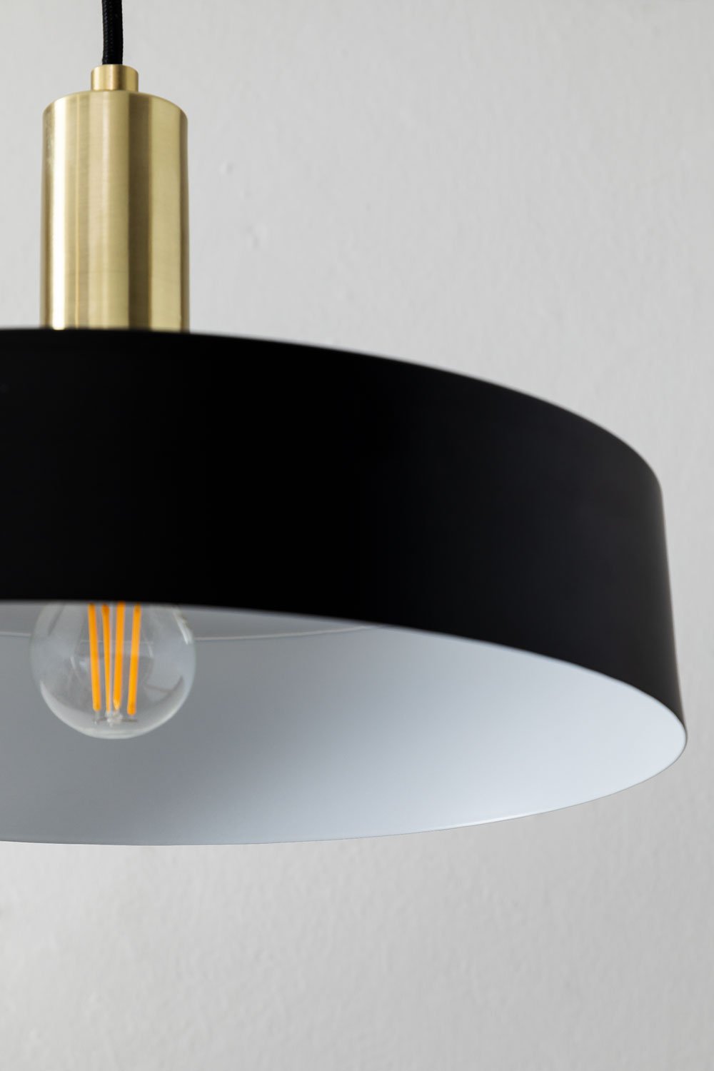 Lampada da soffitto in ferro (Ø30 cm) Berien