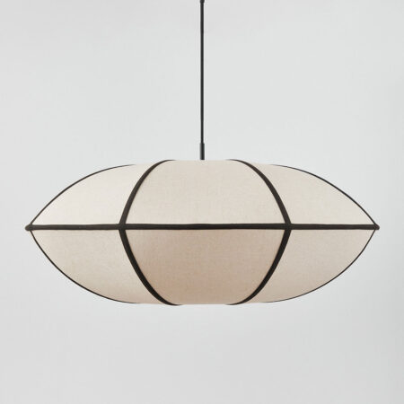 Lampada da soffitto in lino Patraix