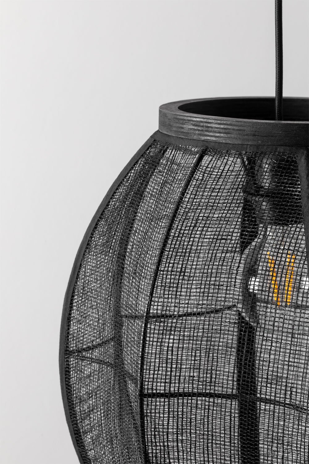 Lampada da soffitto in lino Ziyec