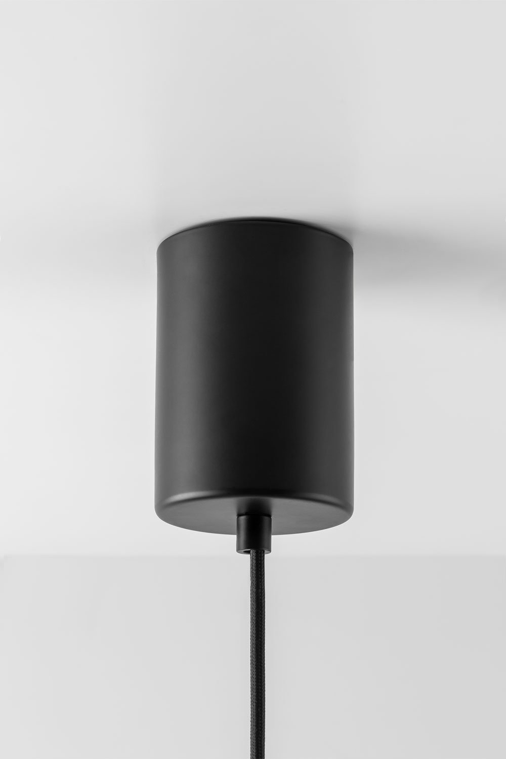 Lampada da Soffitto in Metallo e Tessuto Leyre