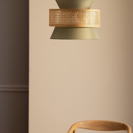 Lampada da Soffitto in Rattan Yereh
