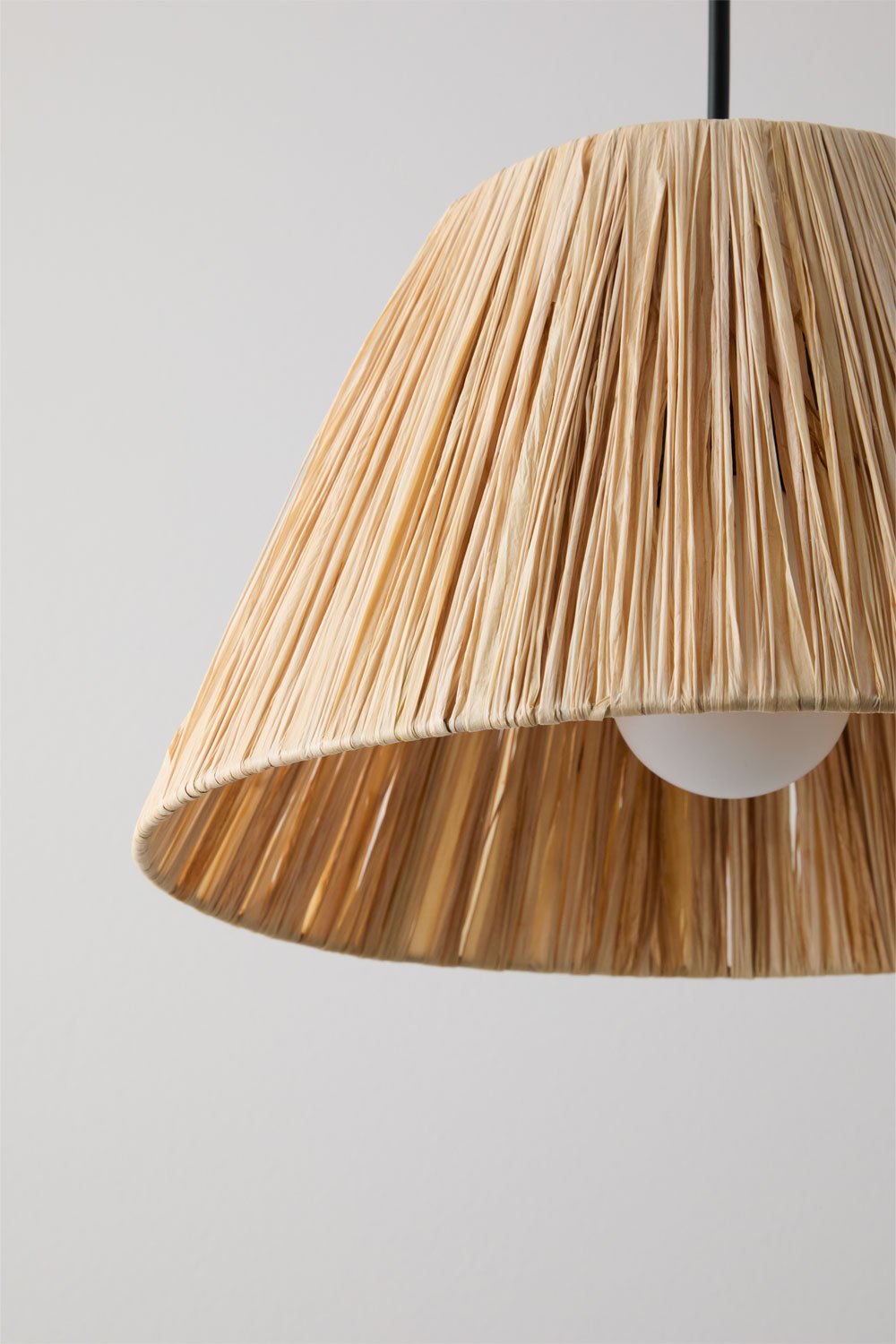 Lampada da soffitto in rafia Aruel